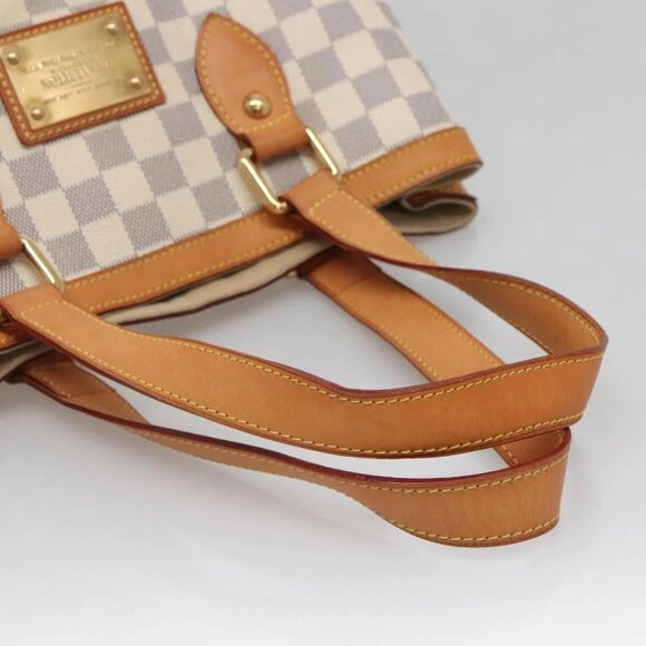 LOUIS VUITTON Damier Azur Hampstead PM Tote Bag - Picture 6 of 16